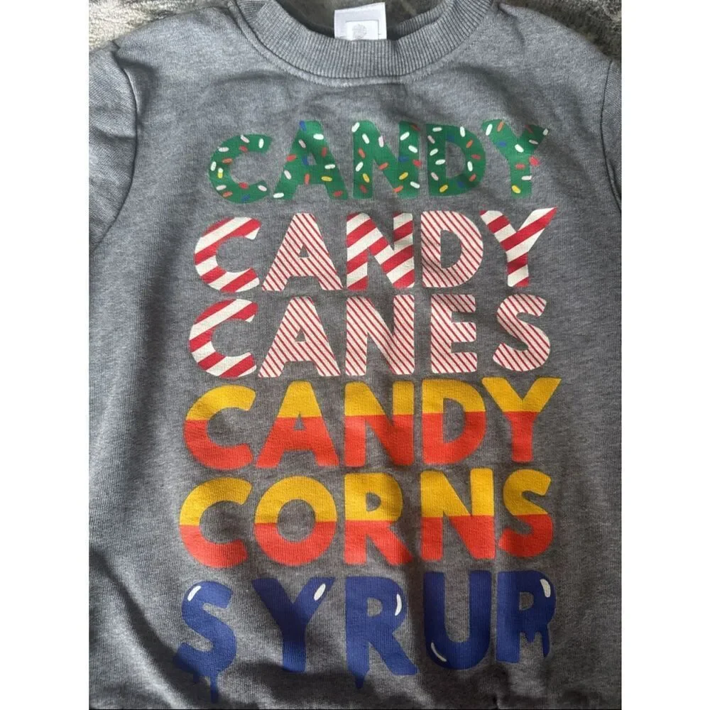 Hanna Andersson Elf Gray Crewneck Sweatshirt